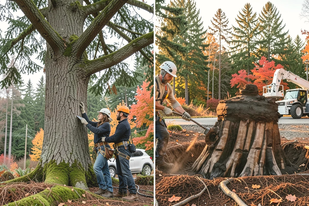 Tree risk assessment in Oak Harbor, Island County, WA - Inspect the tree and its site