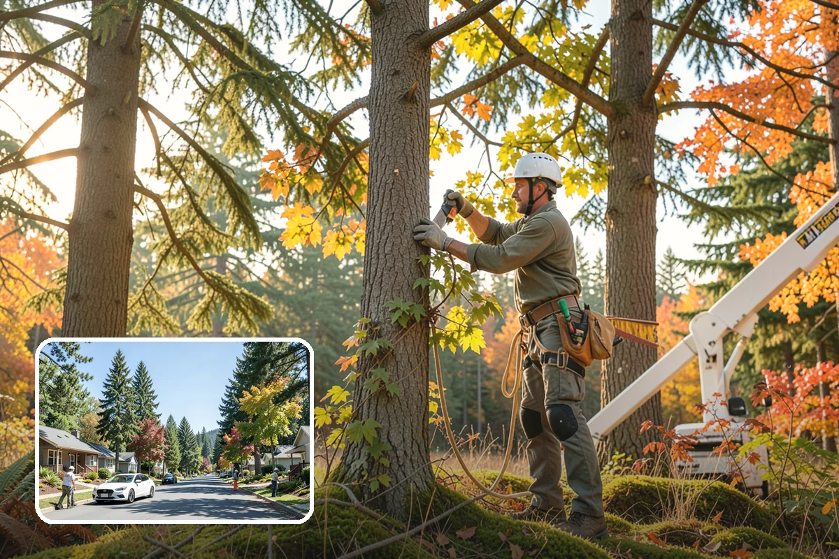 Tree risk assessment in Orting, Pierce County, WA - Supports long-term tree health and stability