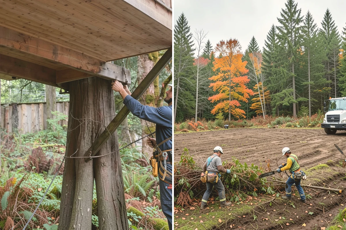 Tree risk assessment in Orting, Pierce County, WA - Inspect the tree and its site