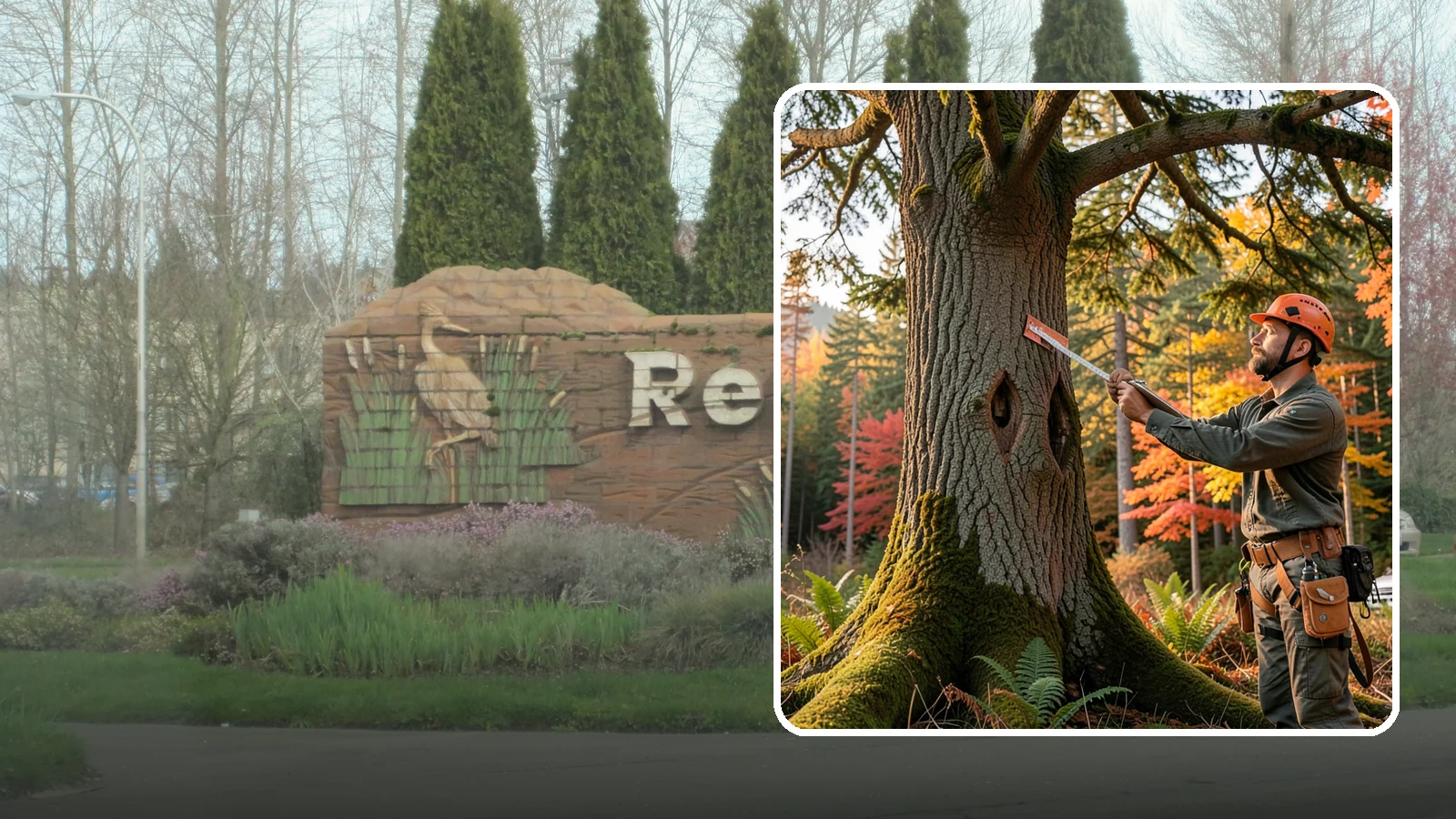 Tree risk assessment in Renton, King County, WA - A structured assessment of the likelihood and consequences of tree failure.