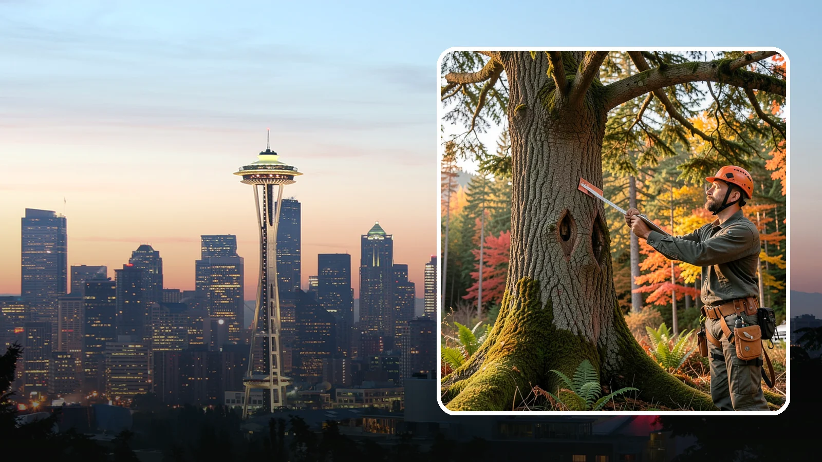 Tree risk assessment in Seattle, King County, WA - A structured assessment of the likelihood and consequences of tree failure.