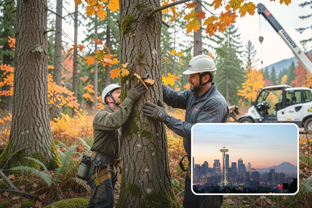 Tree risk assessment in Seattle, King County, WA - Supports long-term tree health and stability
