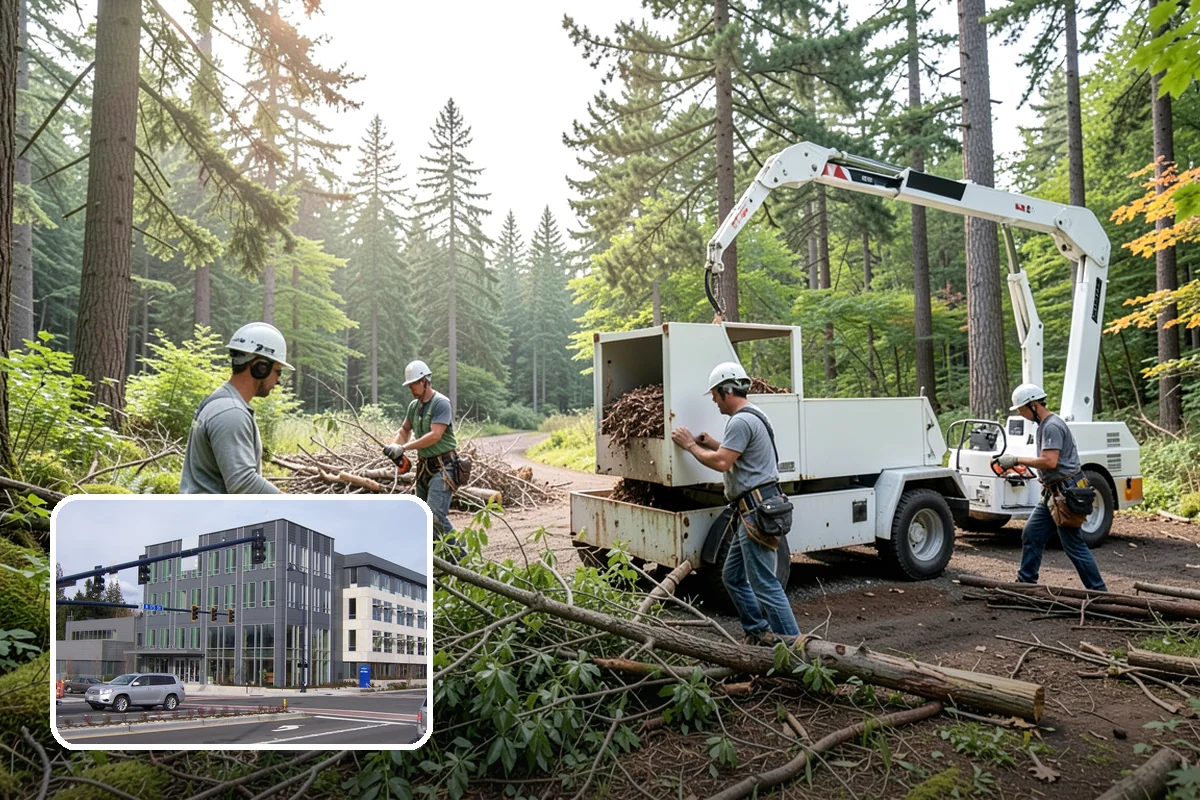 Tree risk assessment in Shoreline, King County, WA - Supports long-term tree health and stability
