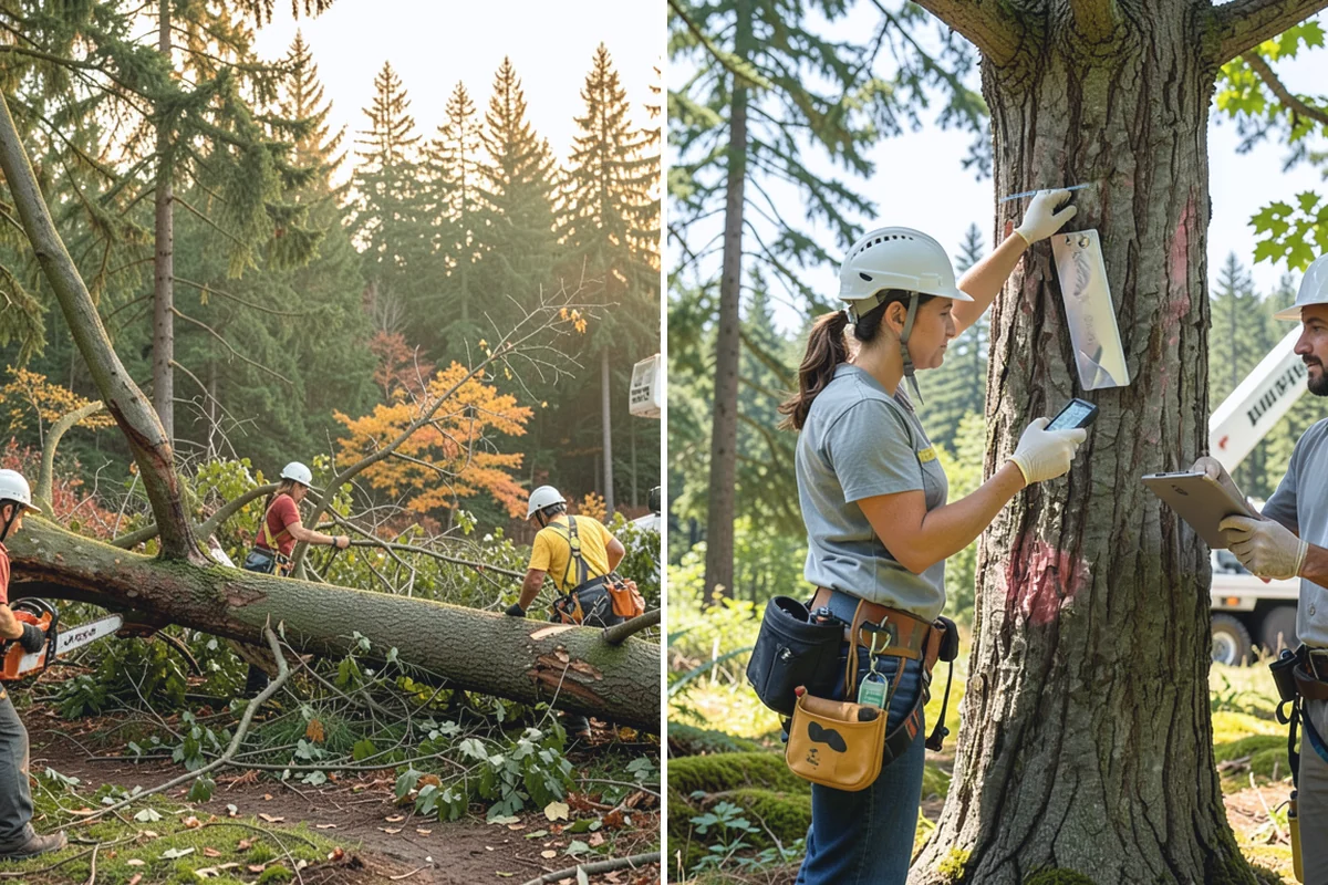 Tree risk assessment in Skykomish, King County, WA - Inspect the tree and its site