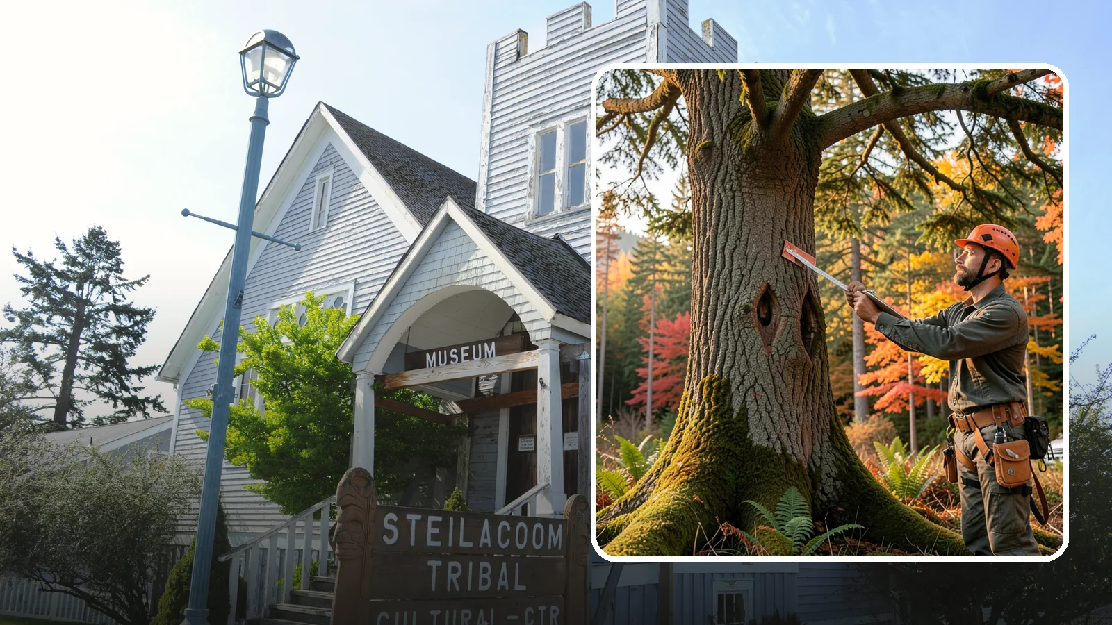 Tree risk assessment in Steilacoom, Pierce County, WA - A structured assessment of the likelihood and consequences of tree failure.