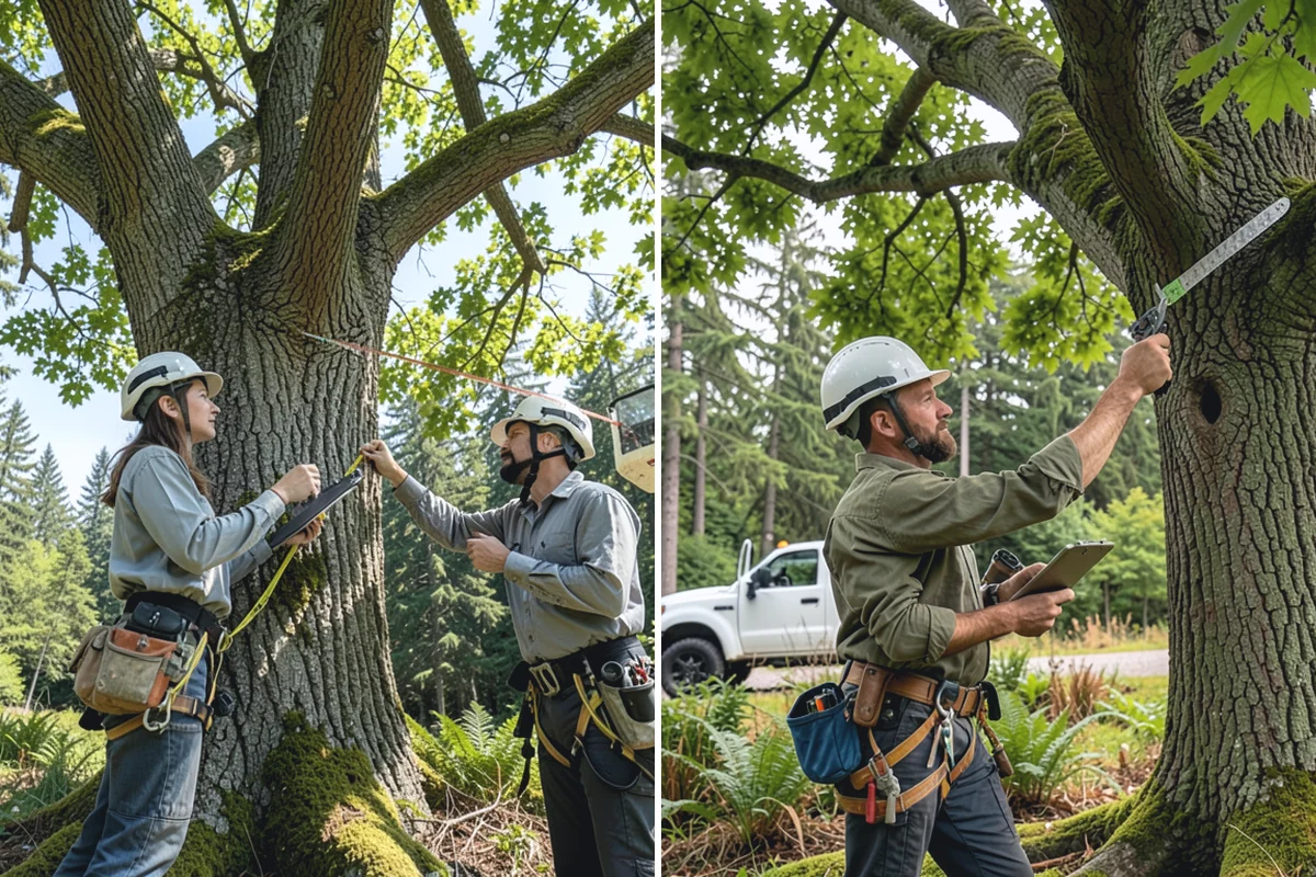 Tree risk assessment in Woodinville, King County, WA - Inspect the tree and its site
