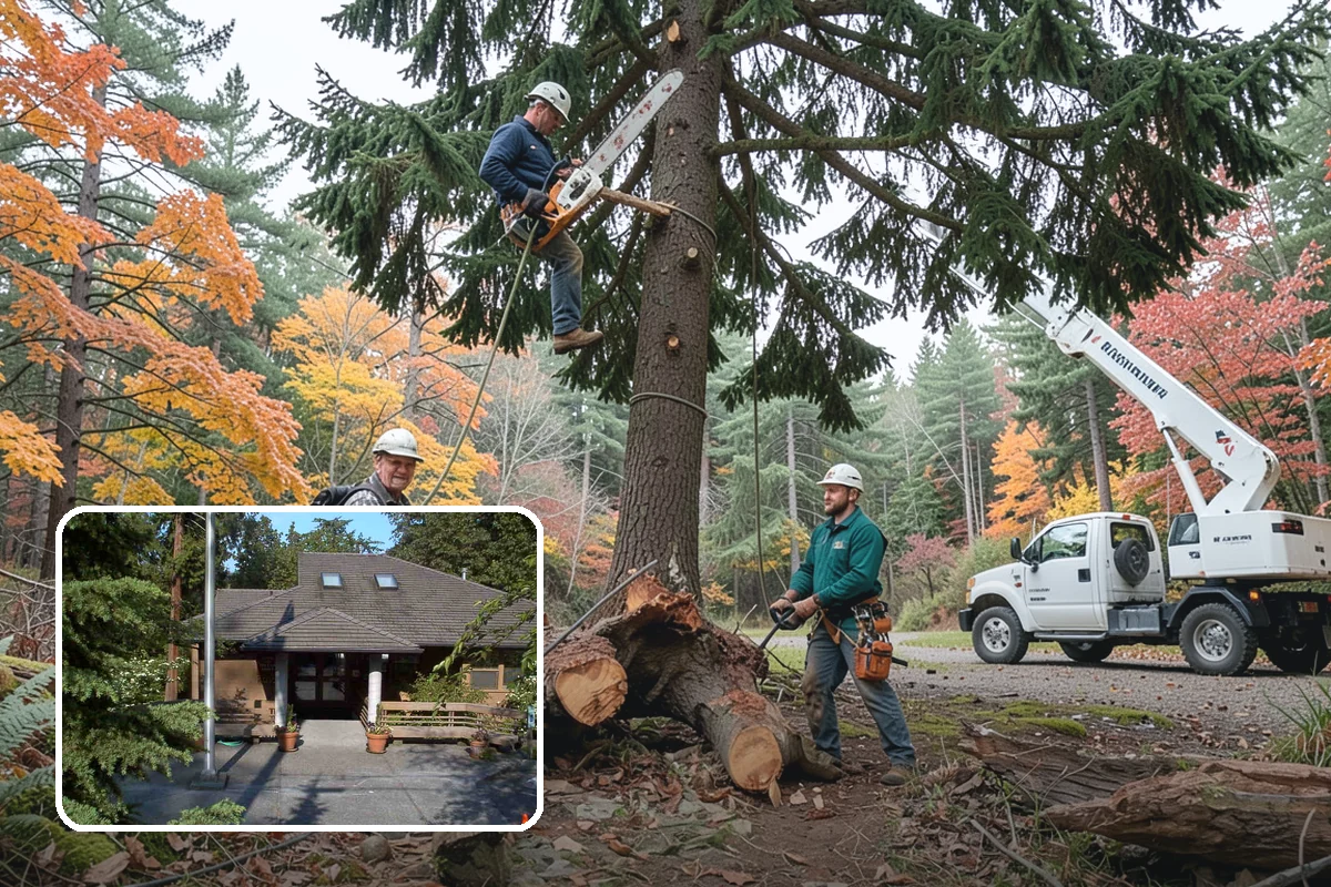 Tree risk assessment in Yarrow Point, King County, WA - Supports long-term tree health and stability