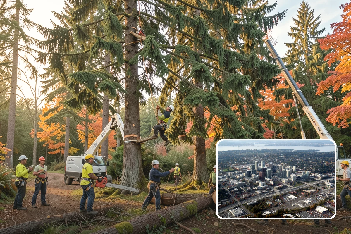 Tree Trimming in Bellevue, King County, WA - Improves tree structure, health, and appearance
