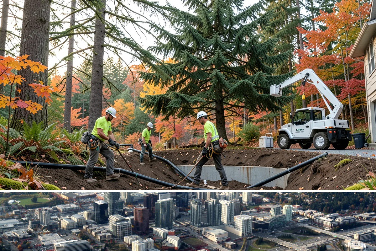 Tree Trimming in Bellevue, King County, WA - Work follows recognized arboricultural standards matched to seasonal timing sensitivities inherent to each tree species in the...