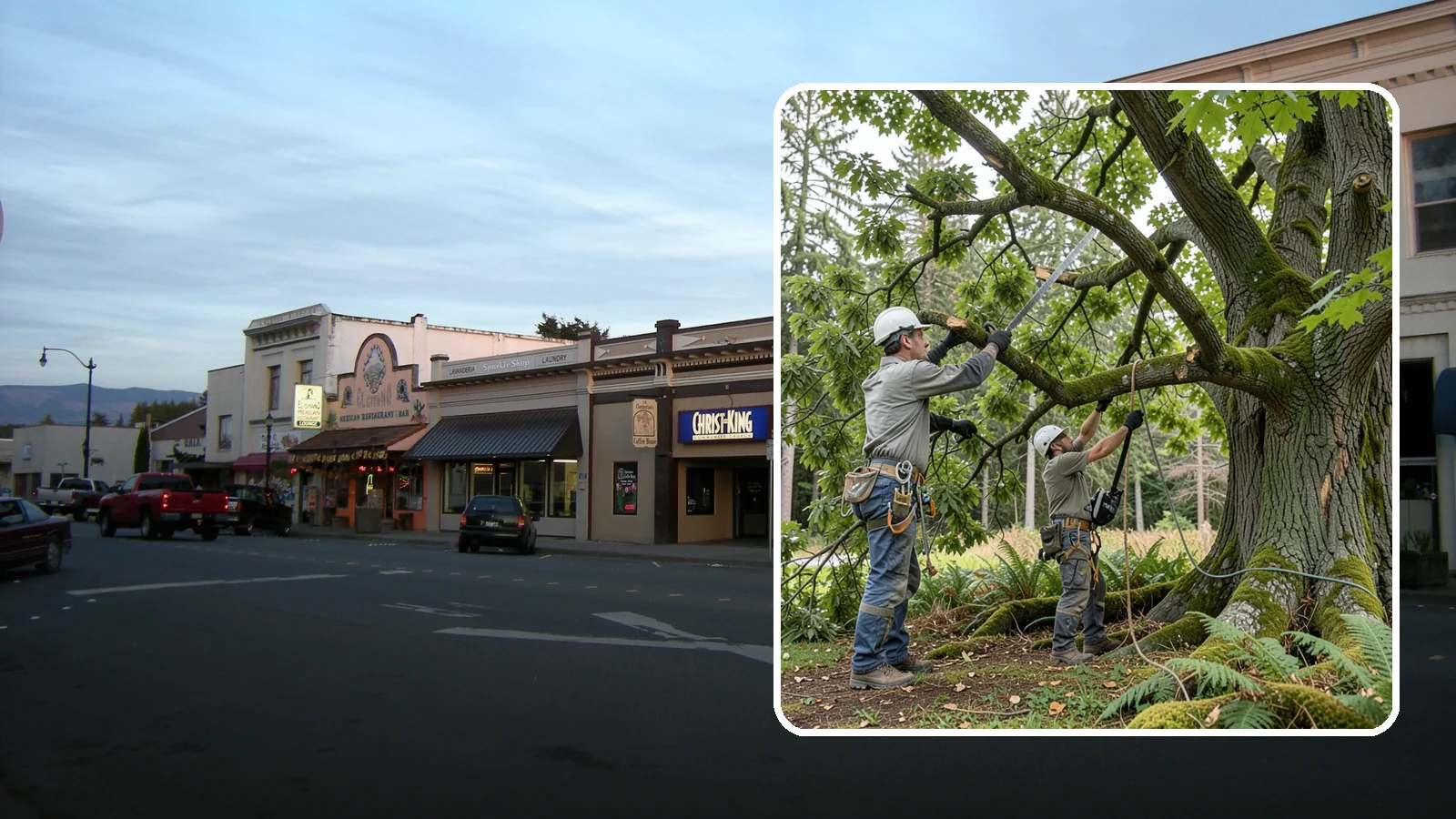 Tree Trimming in Burlington, Skagit County, WA - The selective trimming of branches to maintain a tree's size, shape, and clearance.