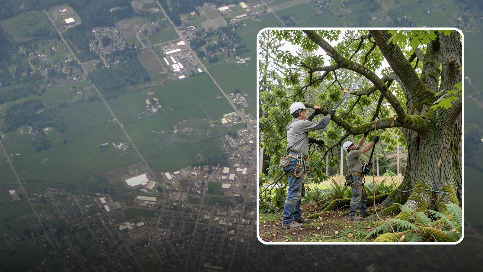 Tree Trimming in Enumclaw, King County, WA - The selective trimming of branches to maintain a tree's size, shape, and clearance.
