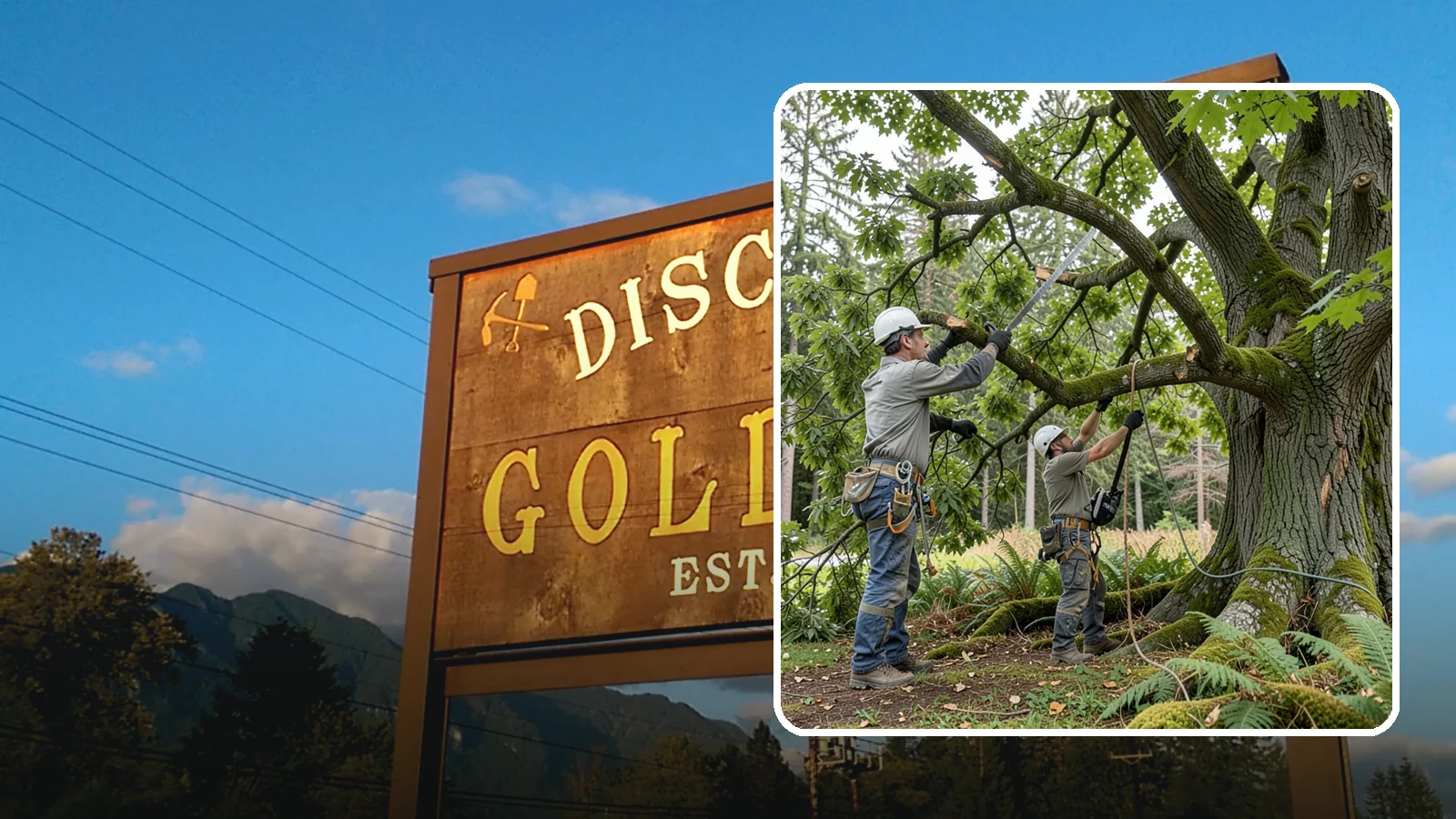 Tree Trimming in Gold Bar, Snohomish County, WA - The selective trimming of branches to maintain a tree's size, shape, and clearance.