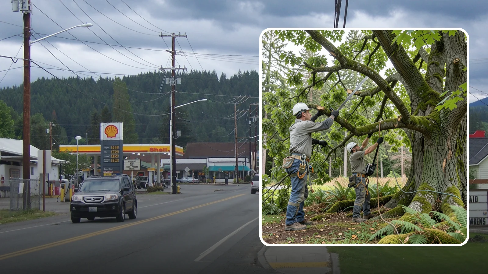 Tree Trimming in Granite Falls, Snohomish County, WA - The selective trimming of branches to maintain a tree's size, shape, and clearance.