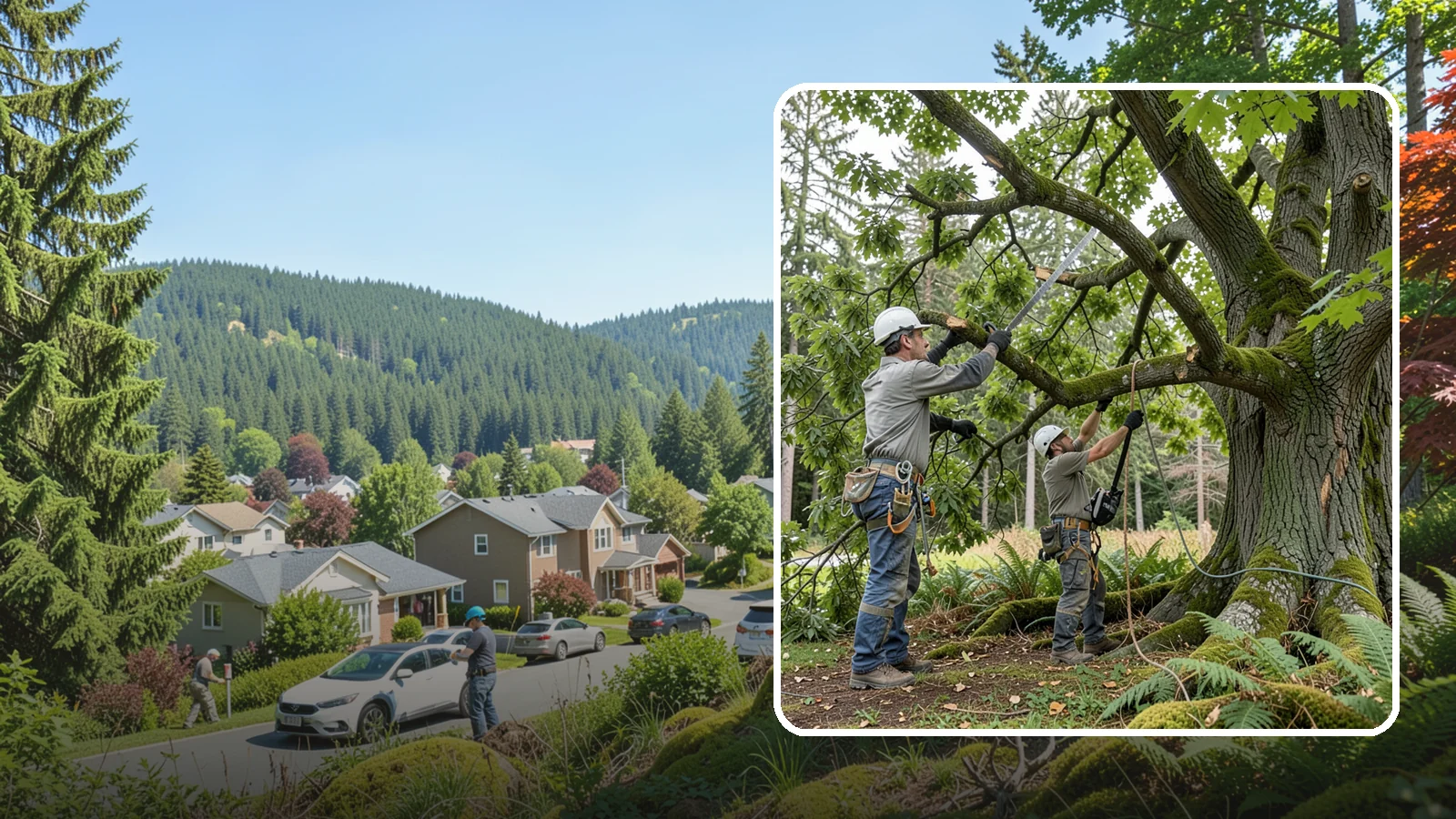 Tree Trimming in Index, Snohomish County, WA - The selective trimming of branches to maintain a tree's size, shape, and clearance.