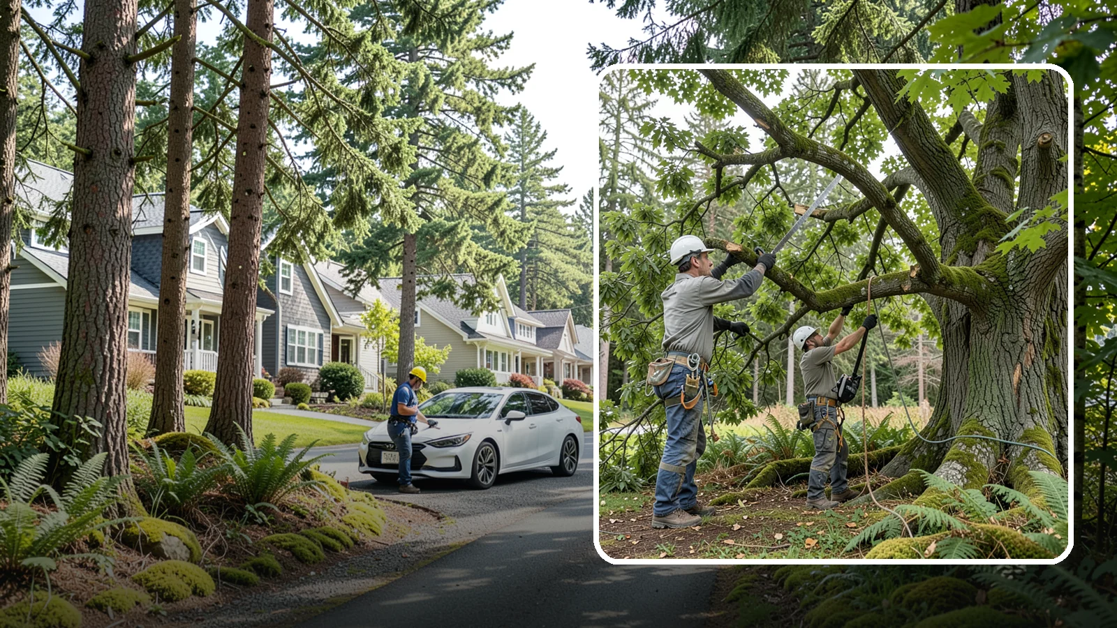 Tree Trimming in Normandy Park, King County, WA - The selective trimming of branches to maintain a tree's size, shape, and clearance.
