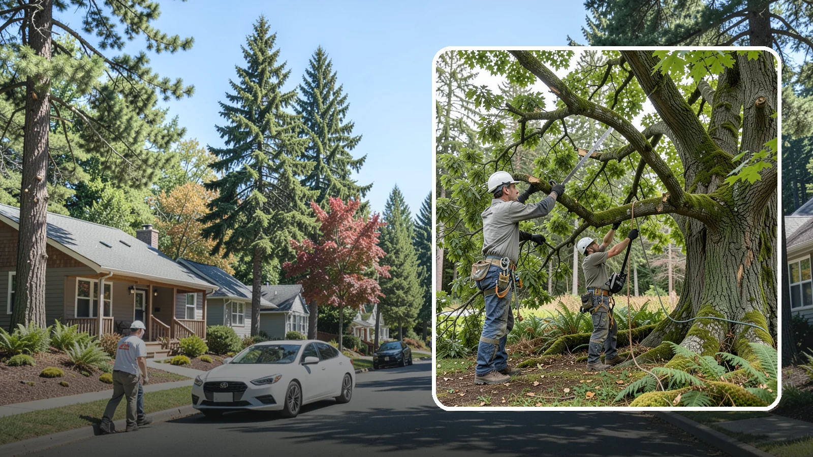 Tree Trimming in Orting, Pierce County, WA - The selective trimming of branches to maintain a tree's size, shape, and clearance.