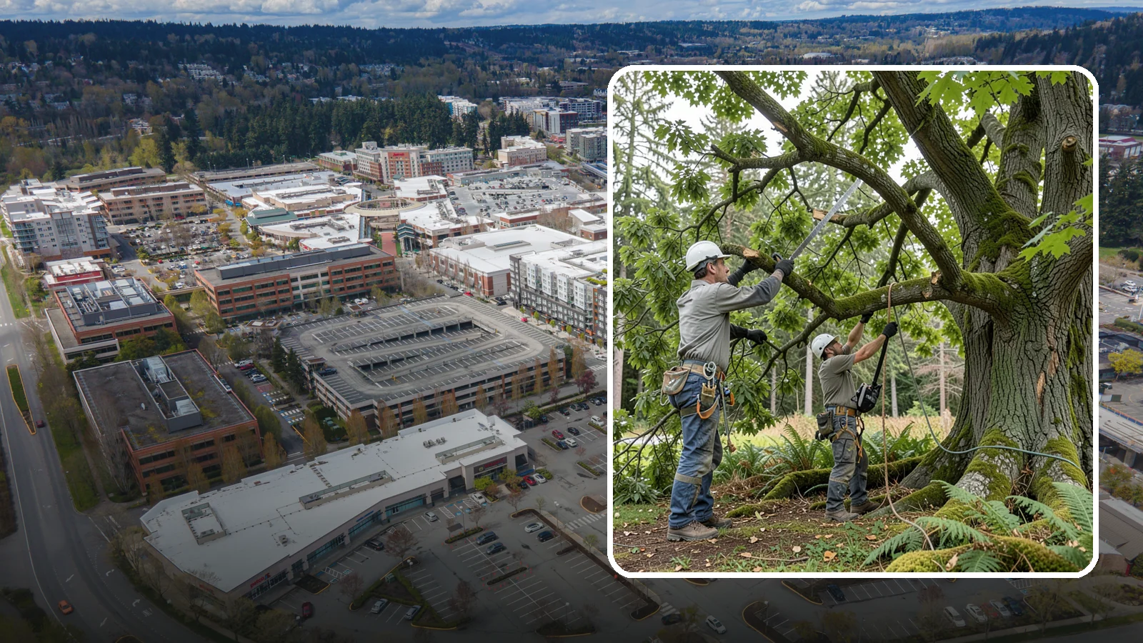 Tree Trimming in Redmond, King County, WA - The selective trimming of branches to maintain a tree's size, shape, and clearance.