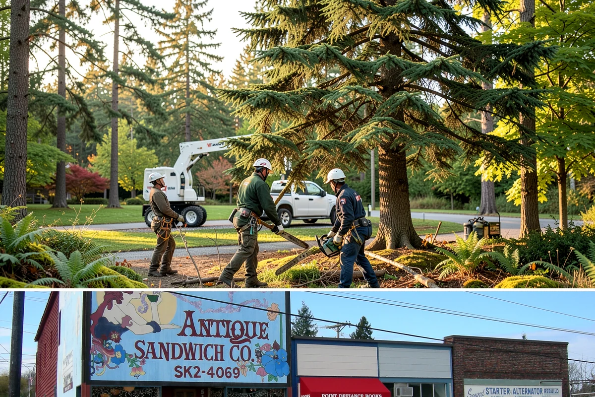 Tree Trimming in Ruston, Pierce County, WA - Work follows recognized arboricultural standards matched to seasonal timing sensitivities inherent to each tree species in the...