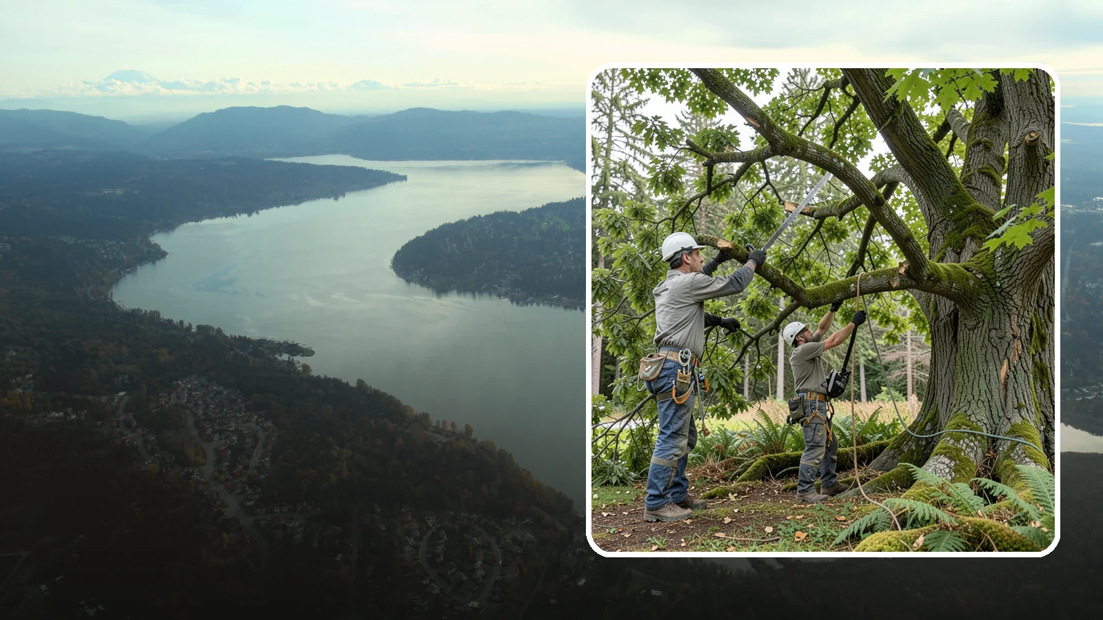 Tree Trimming in Sammamish, King County, WA - The selective trimming of branches to maintain a tree's size, shape, and clearance.