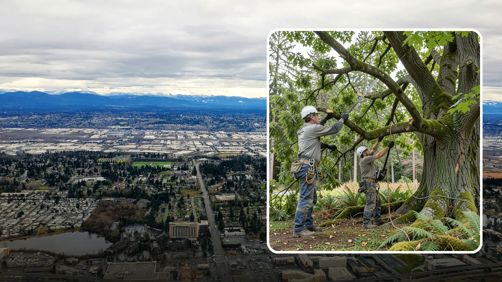 Tree Trimming in SeaTac, King County, WA - The selective trimming of branches to maintain a tree's size, shape, and clearance.