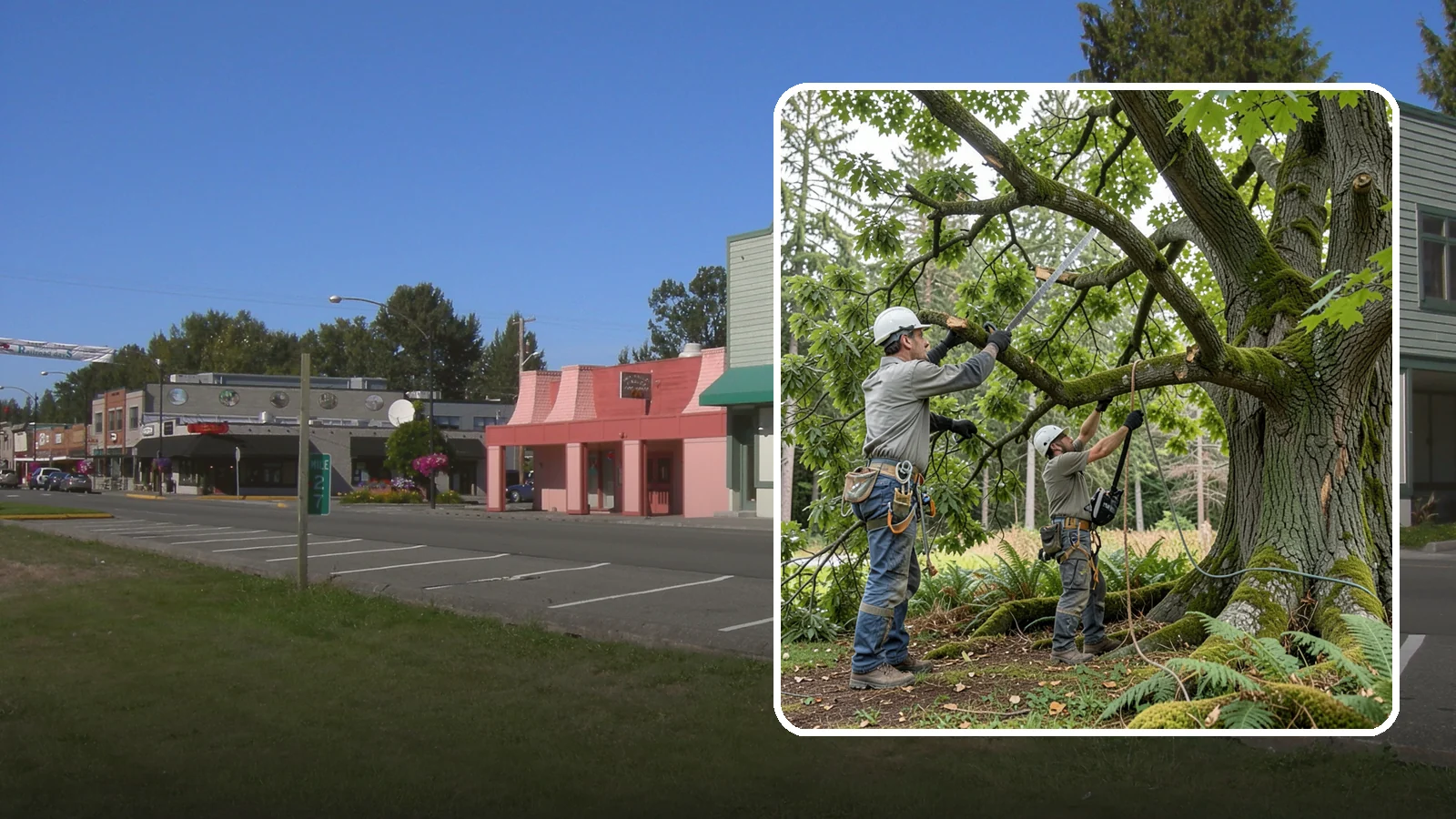 Tree Trimming in Snoqualmie, King County, WA - The selective trimming of branches to maintain a tree's size, shape, and clearance.