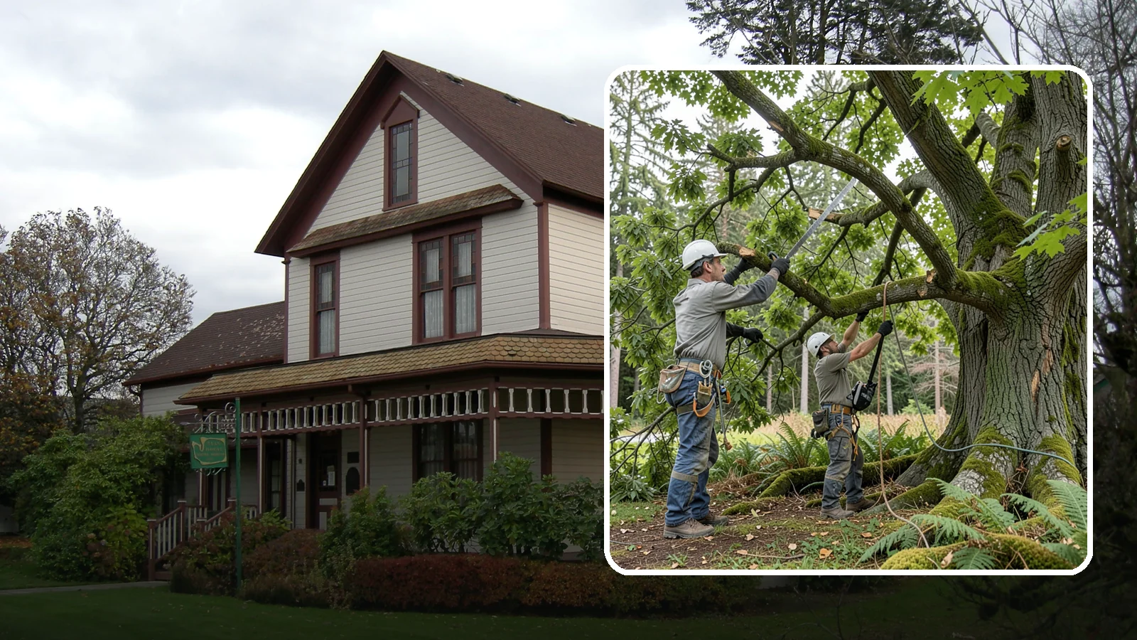 Tree Trimming in Sumner, Pierce County, WA - The selective trimming of branches to maintain a tree's size, shape, and clearance.