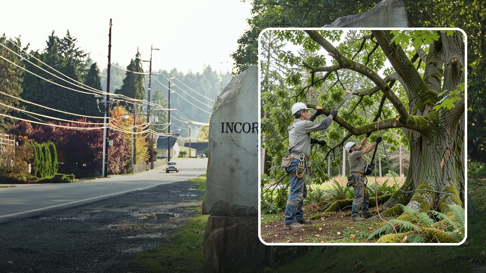 Tree Trimming in Wilkeson, Pierce County, WA - The selective trimming of branches to maintain a tree's size, shape, and clearance.