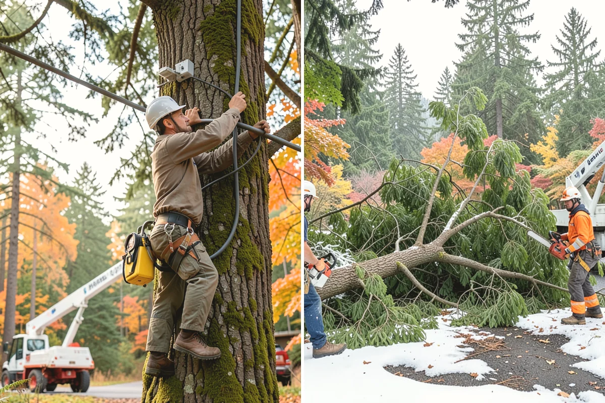 Underbrush clearing in Anacortes, Skagit County, WA - Assess the site and mark features to protect