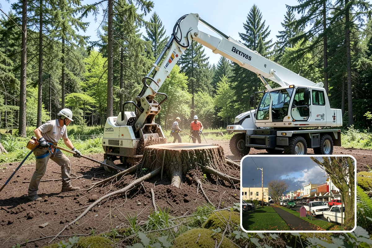 Underbrush clearing in Arlington, Snohomish County, WA - Improves access and usability of a site