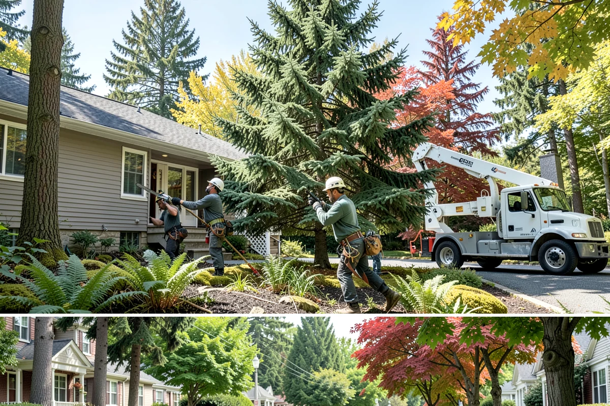 Underbrush clearing in Beaux Arts Village, King County, WA - This work can generally be performed year-round in the Puget Sound region but may require special equipment or timing...