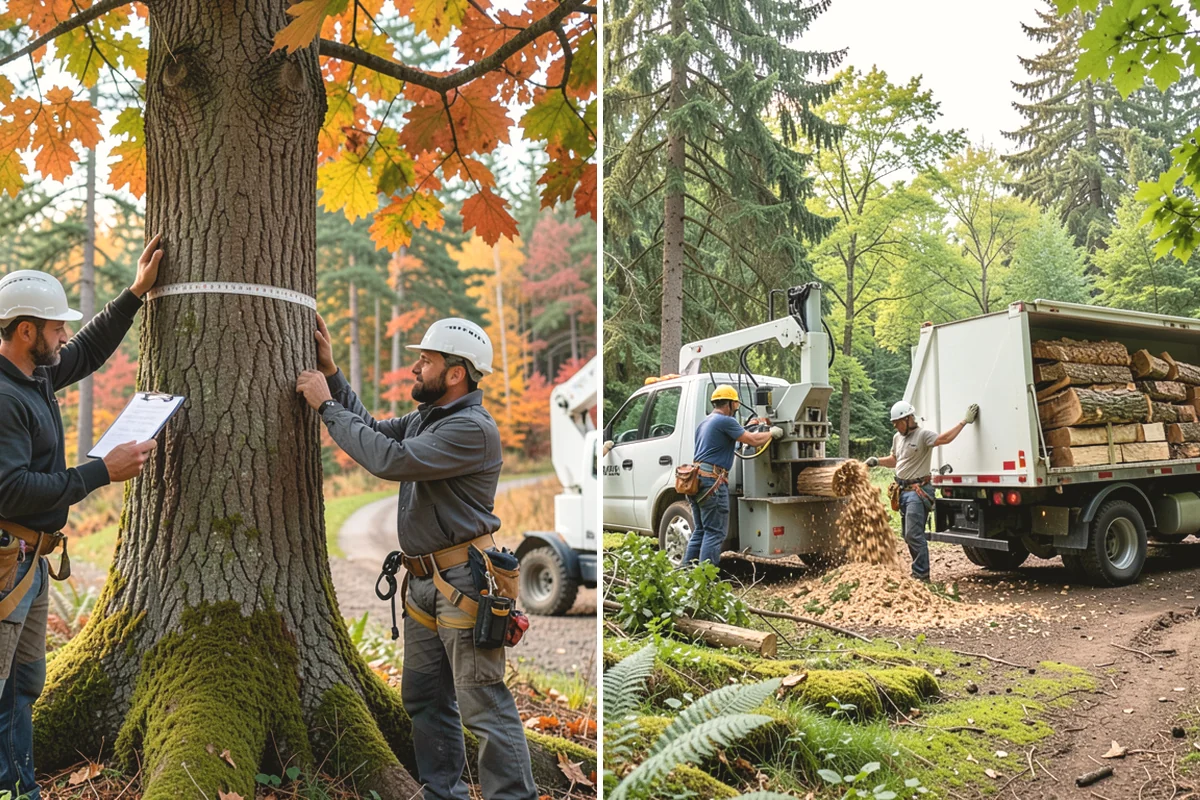 Underbrush clearing in Black Diamond, King County, WA - Assess the site and mark features to protect