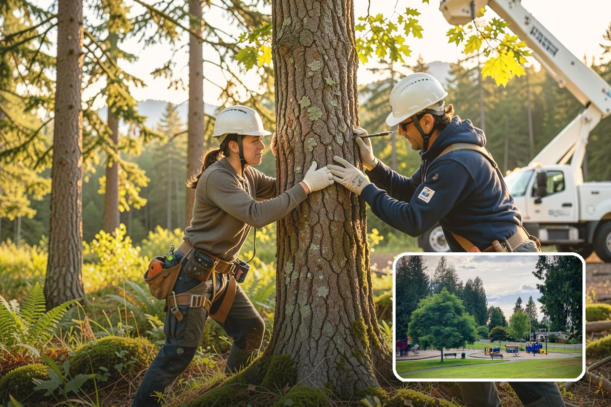Underbrush clearing in Bonney Lake, Pierce County, WA - Improves access and usability of a site