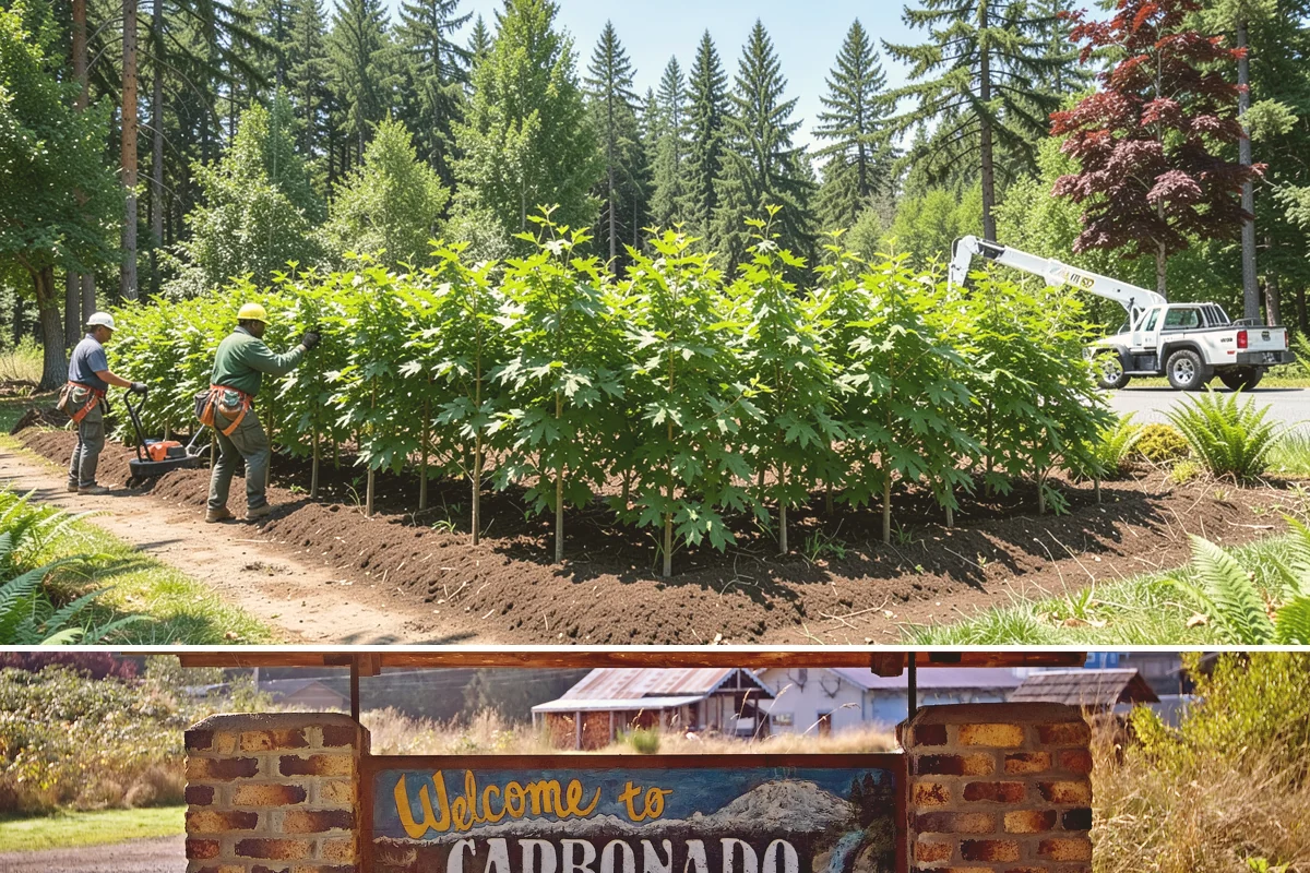 Underbrush clearing in Carbonado, Pierce County, WA - This work can generally be performed year-round in the Puget Sound region but may require special equipment or timing...