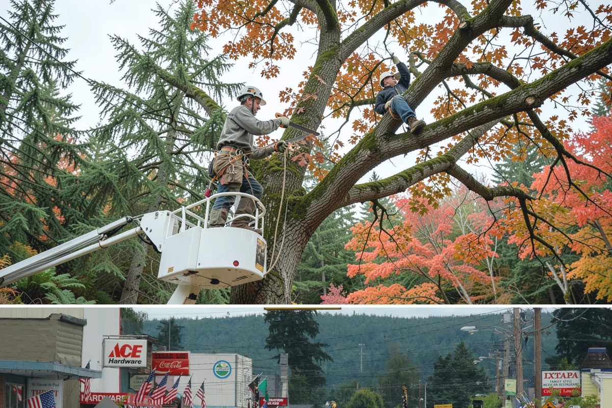 Underbrush clearing in Carnation, King County, WA - This work can generally be performed year-round in the Puget Sound region but may require special equipment or timing...