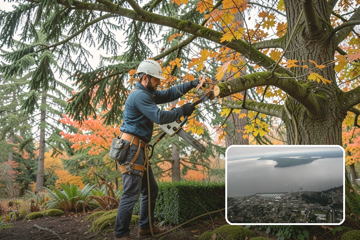 Underbrush clearing in Des Moines, King County, WA - Improves access and usability of a site