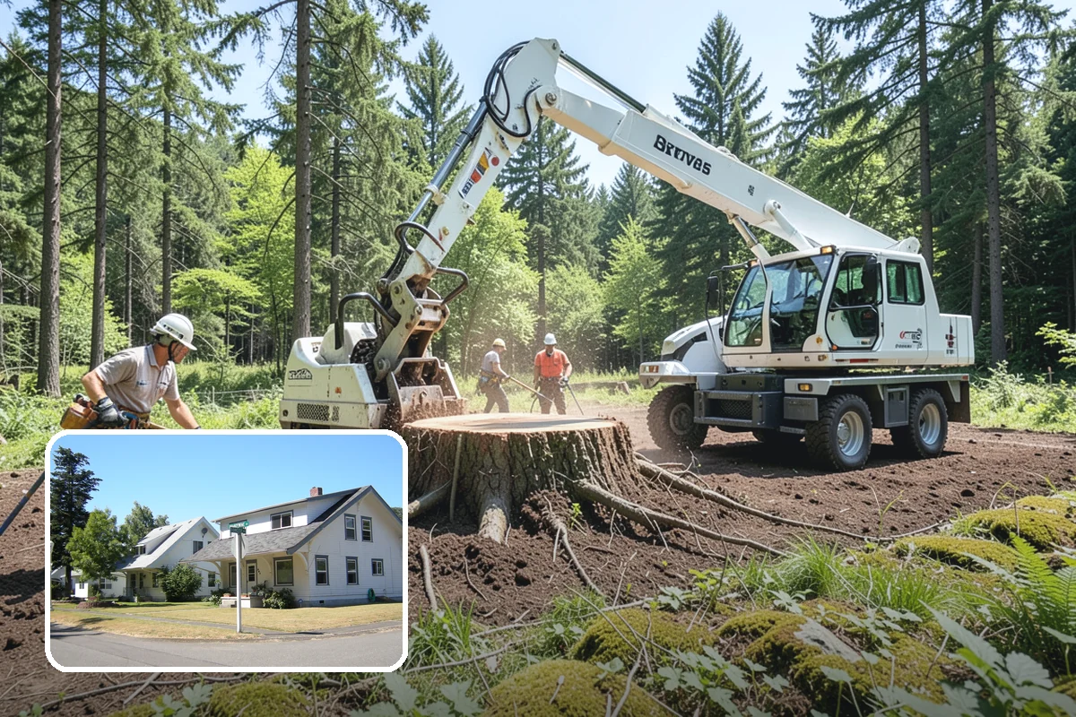 Underbrush clearing in DuPont, Pierce County, WA - Improves access and usability of a site