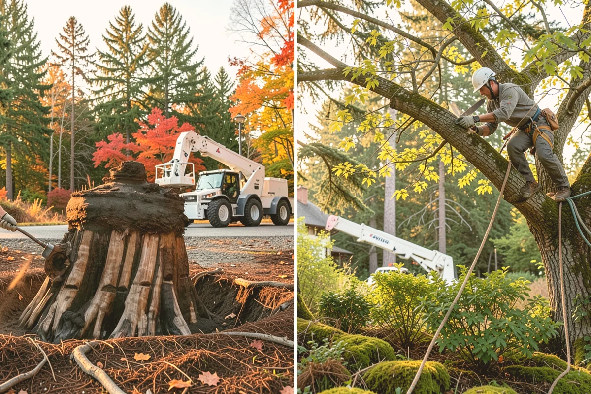 Underbrush clearing in Eatonville, Pierce County, WA - Assess the site and mark features to protect