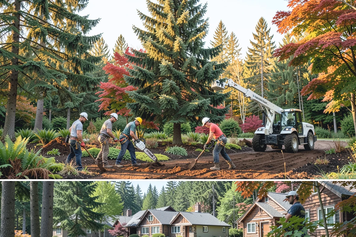 Underbrush clearing in Edgewood, Pierce County, WA - This work can generally be performed year-round in the Puget Sound region but may require special equipment or timing...