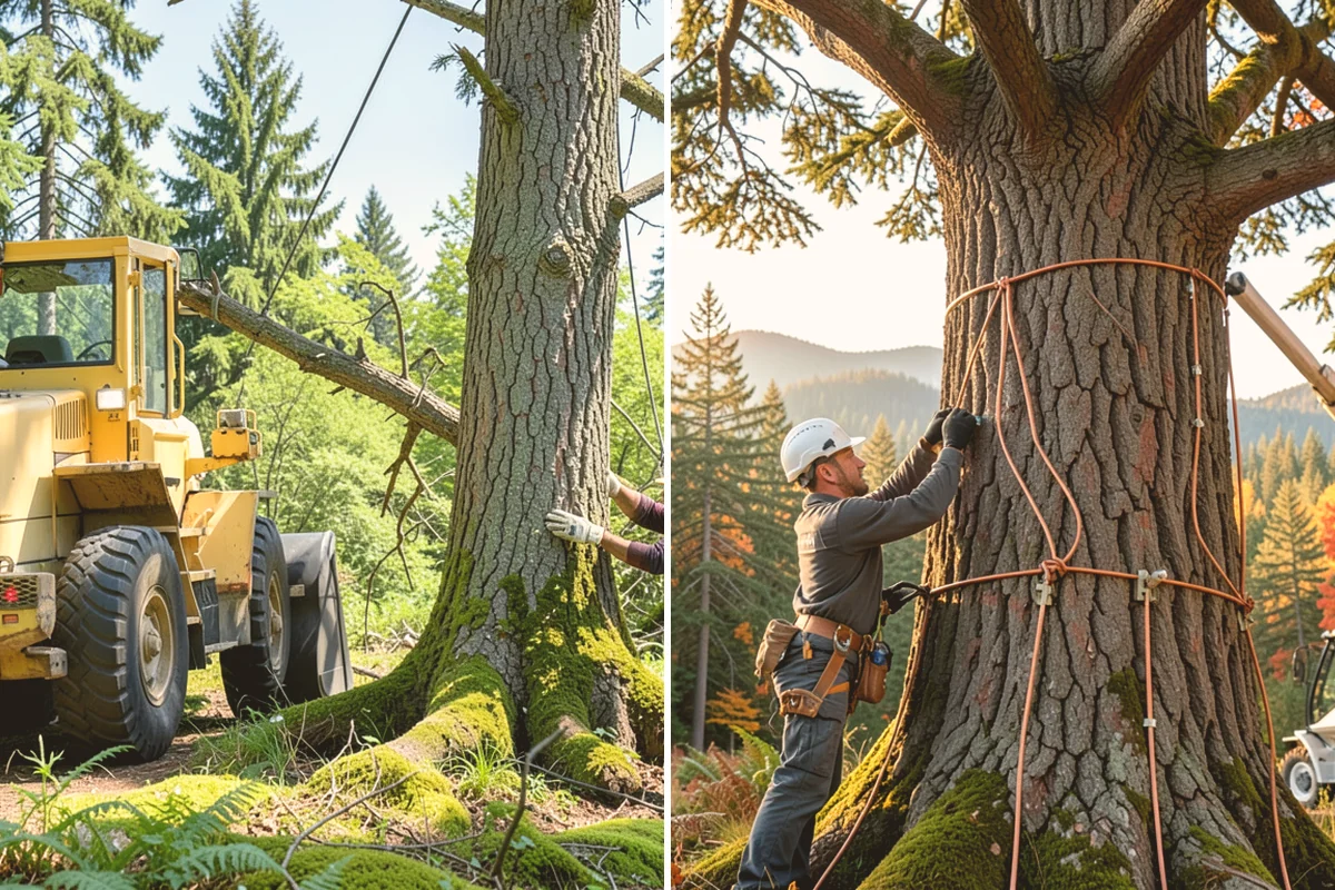 Underbrush clearing in Edmonds, Snohomish County, WA - Assess the site and mark features to protect