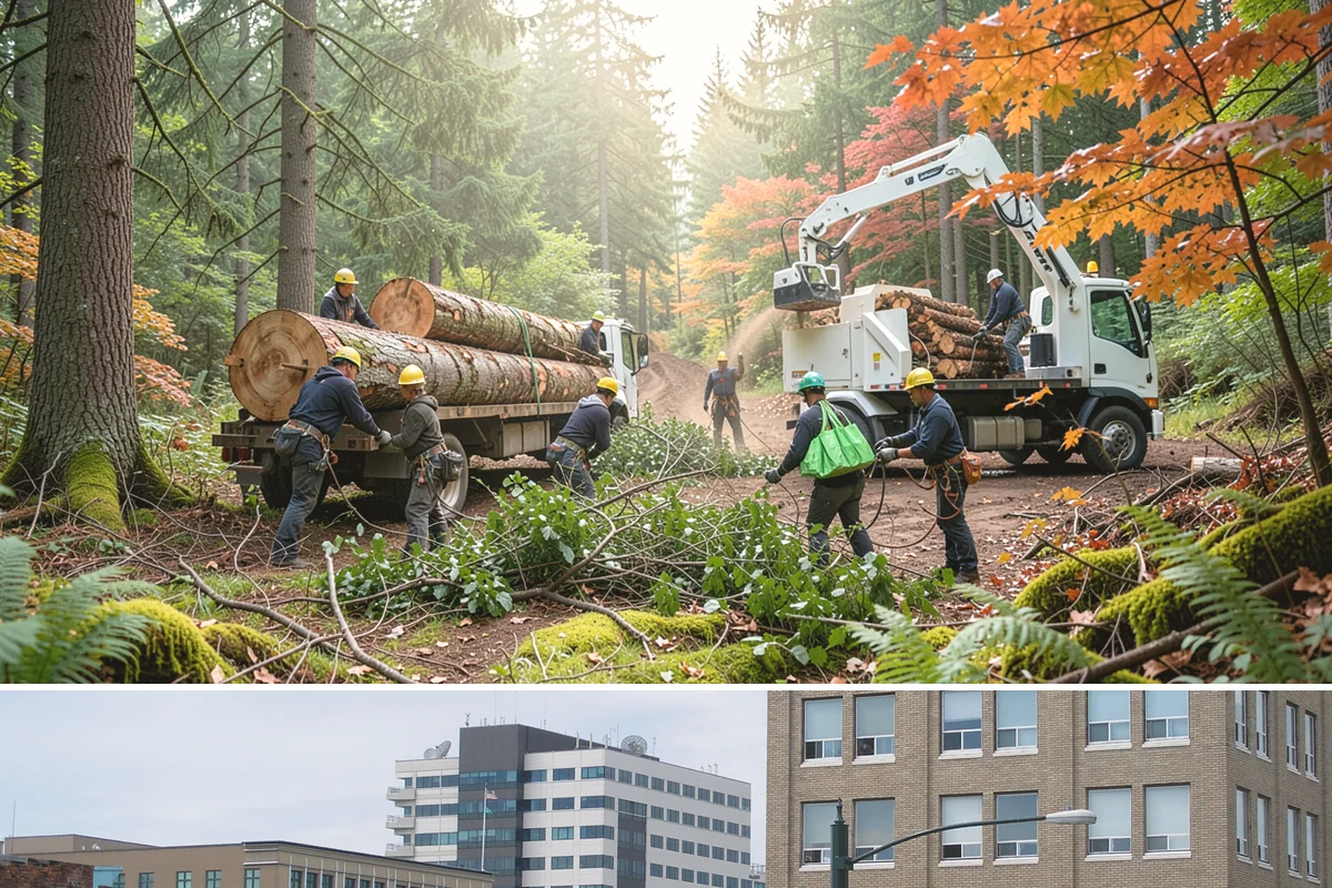 Underbrush clearing in Everett, Snohomish County, WA - This work can generally be performed year-round in the Puget Sound region but may require special equipment or timing...