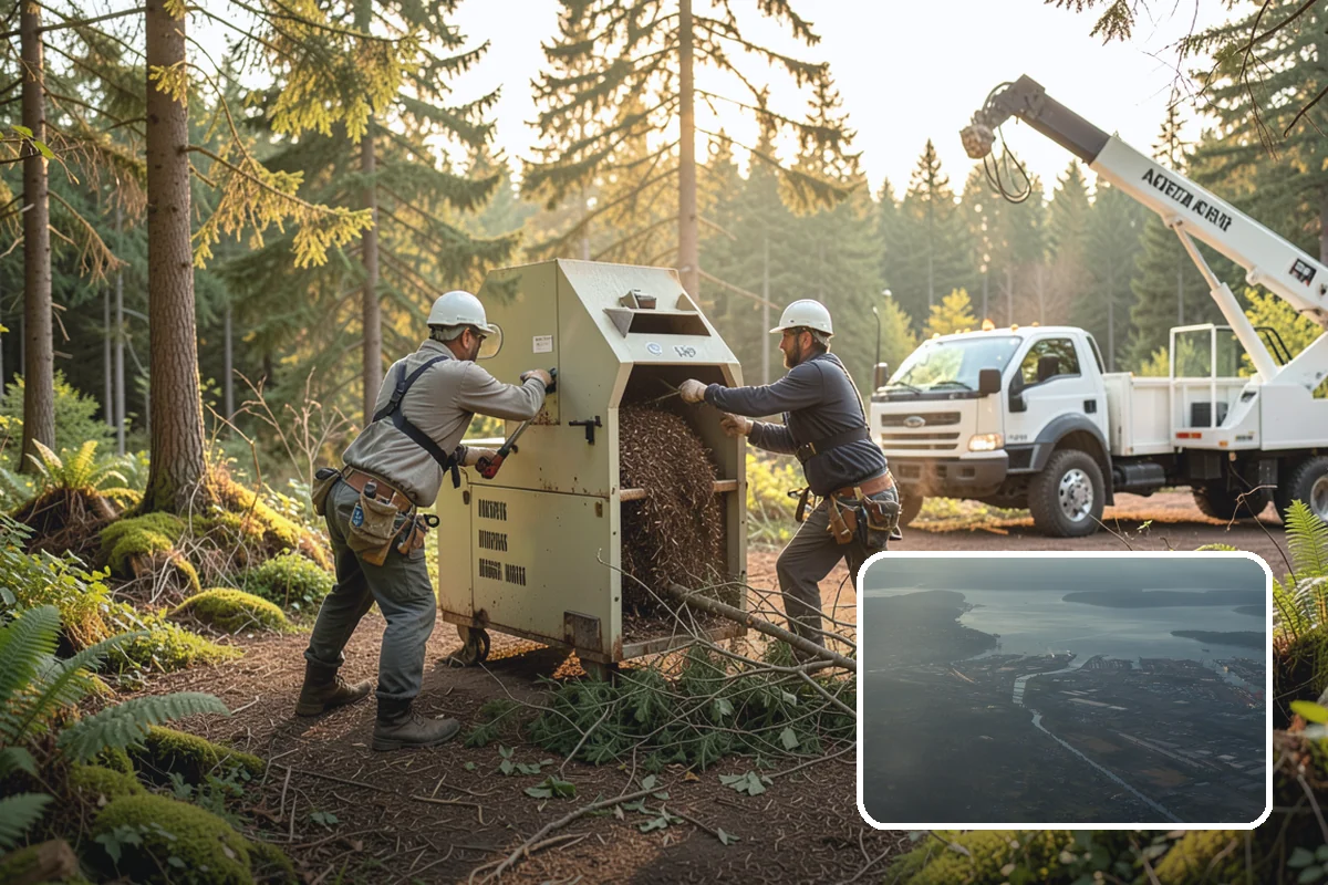 Underbrush clearing in Fife, Pierce County, WA - Improves access and usability of a site
