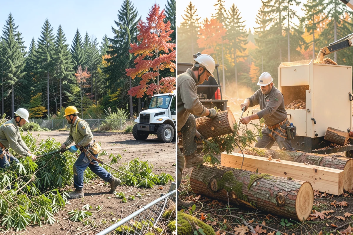 Underbrush clearing in Gold Bar, Snohomish County, WA - Assess the site and mark features to protect