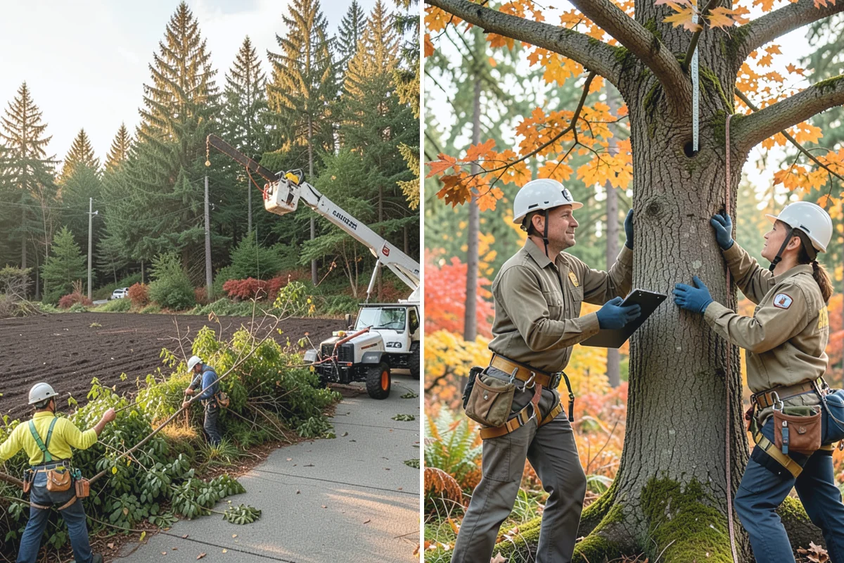 Underbrush clearing in Hamilton, Skagit County, WA - Assess the site and mark features to protect