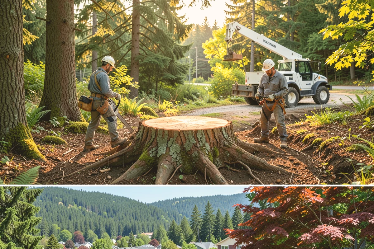 Underbrush clearing in Index, Snohomish County, WA - This work can generally be performed year-round in the Puget Sound region but may require special equipment or timing...
