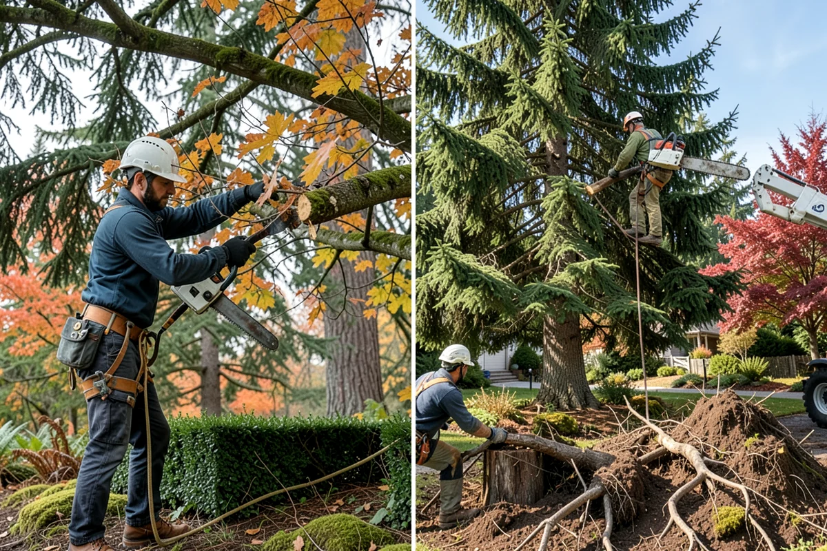Underbrush clearing in Lakewood, Pierce County, WA - Assess the site and mark features to protect
