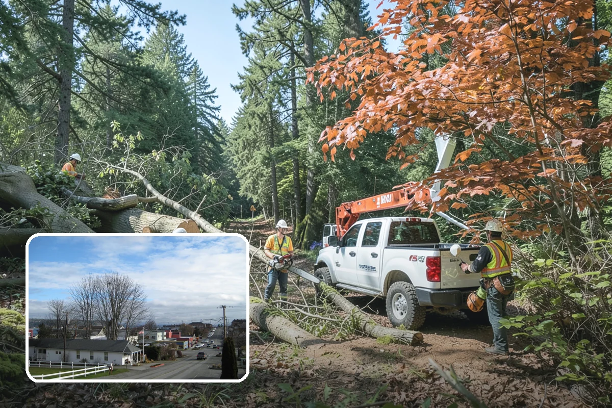 Underbrush clearing in Langley, Island County, WA - Improves access and usability of a site