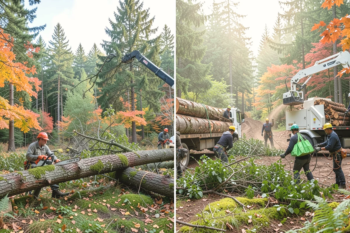Underbrush clearing in Mukilteo, Snohomish County, WA - Assess the site and mark features to protect