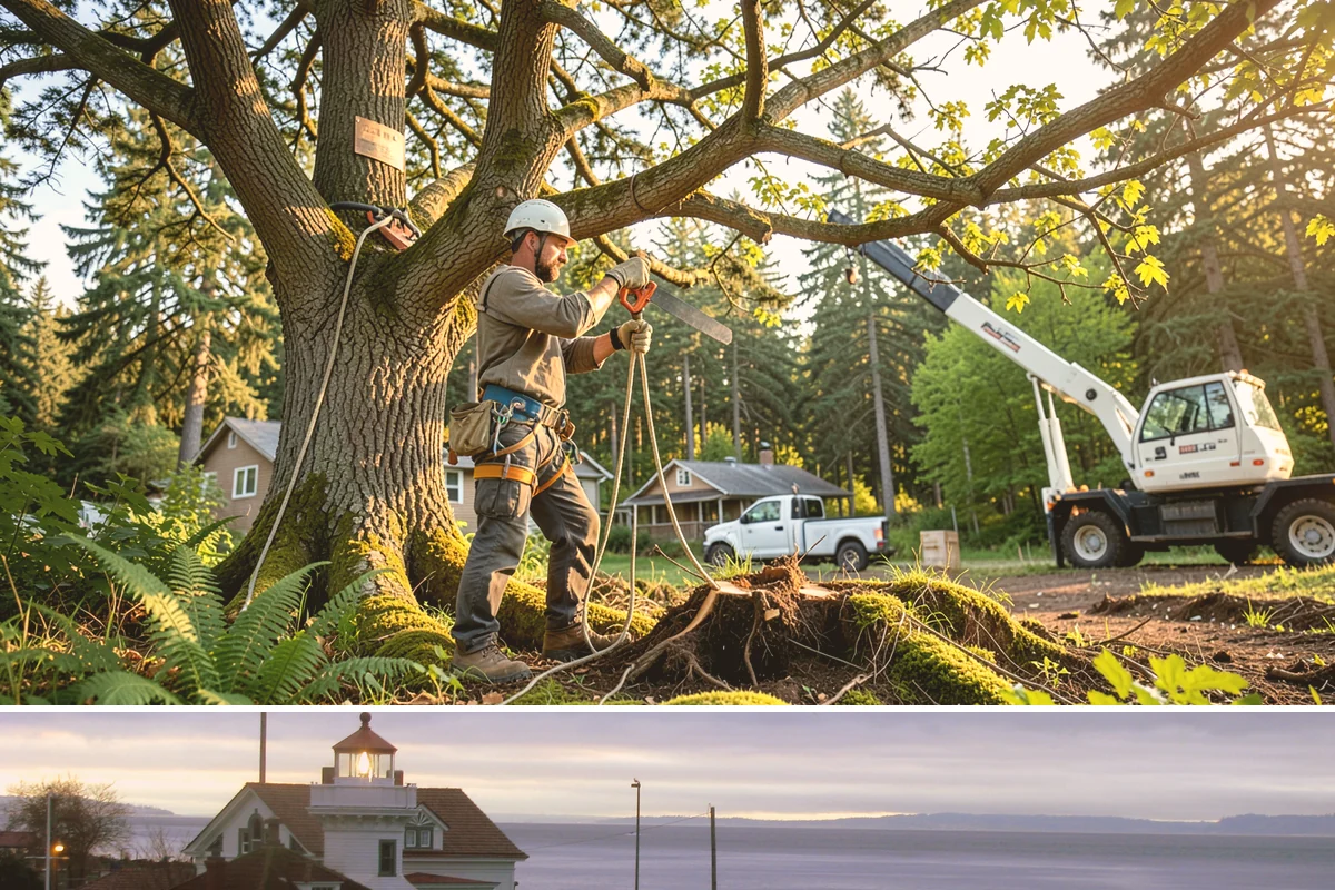 Underbrush clearing in Mukilteo, Snohomish County, WA - This work can generally be performed year-round in the Puget Sound region but may require special equipment or timing...