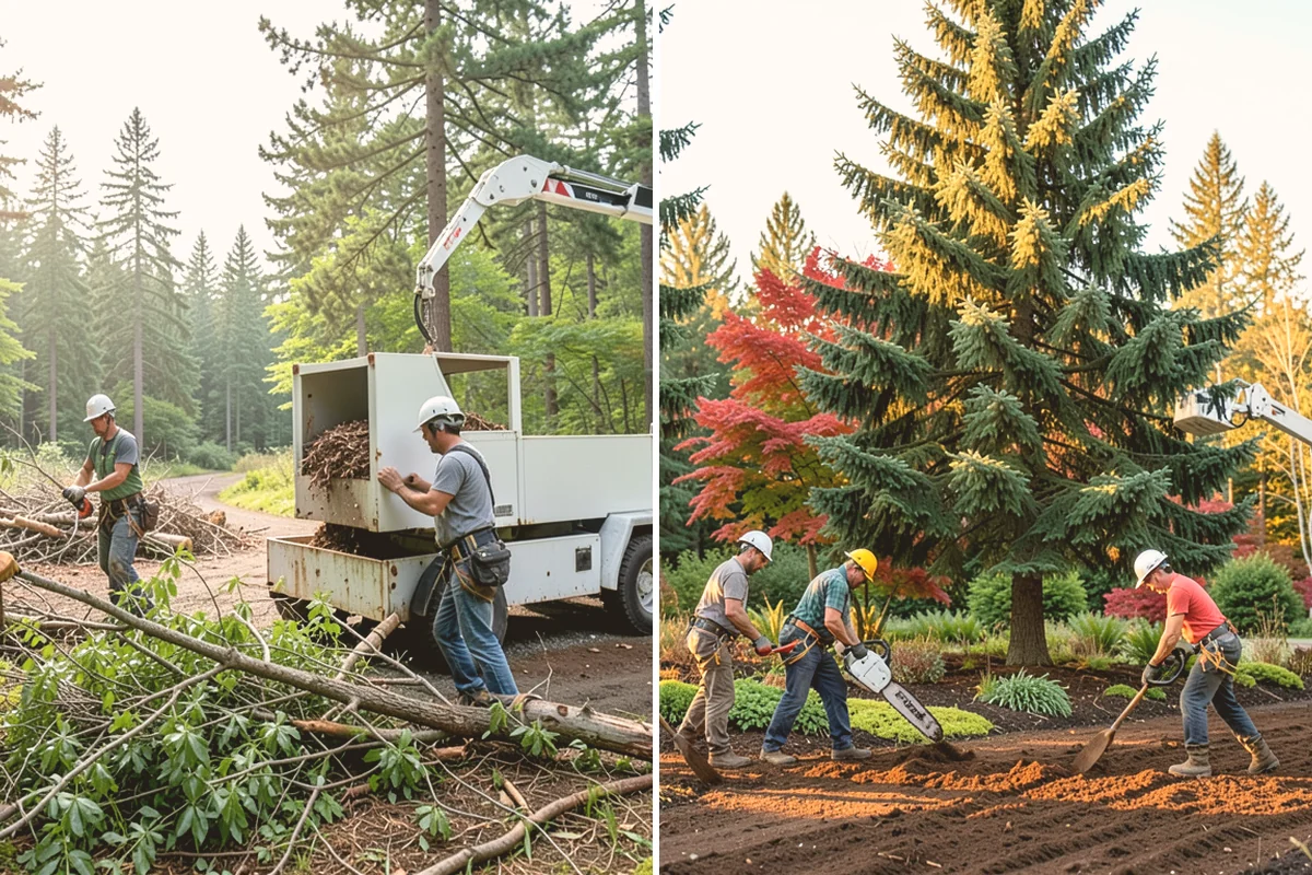 Underbrush clearing in Newcastle, King County, WA - Assess the site and mark features to protect
