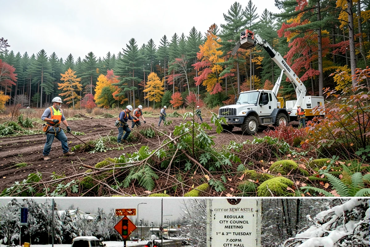 Underbrush clearing in Newcastle, King County, WA - This work can generally be performed year-round in the Puget Sound region but may require special equipment or timing...
